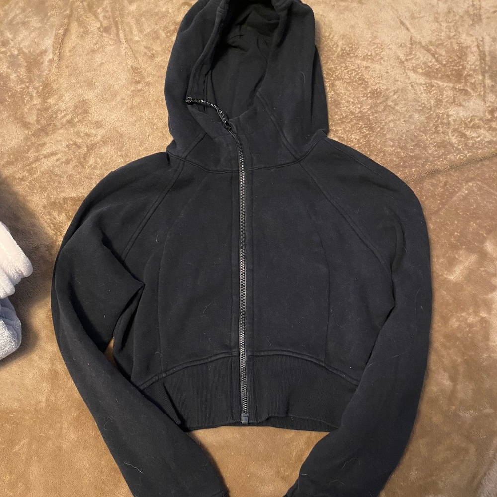 Lululemon crop scuba hoodie jacket